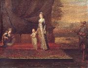 Jean-Baptiste Van Mour Portrait of Lady Montagu oil painting